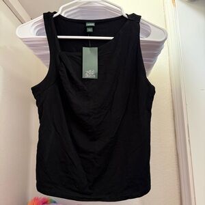 NWT- Wild Fable Classic Black Tank Top